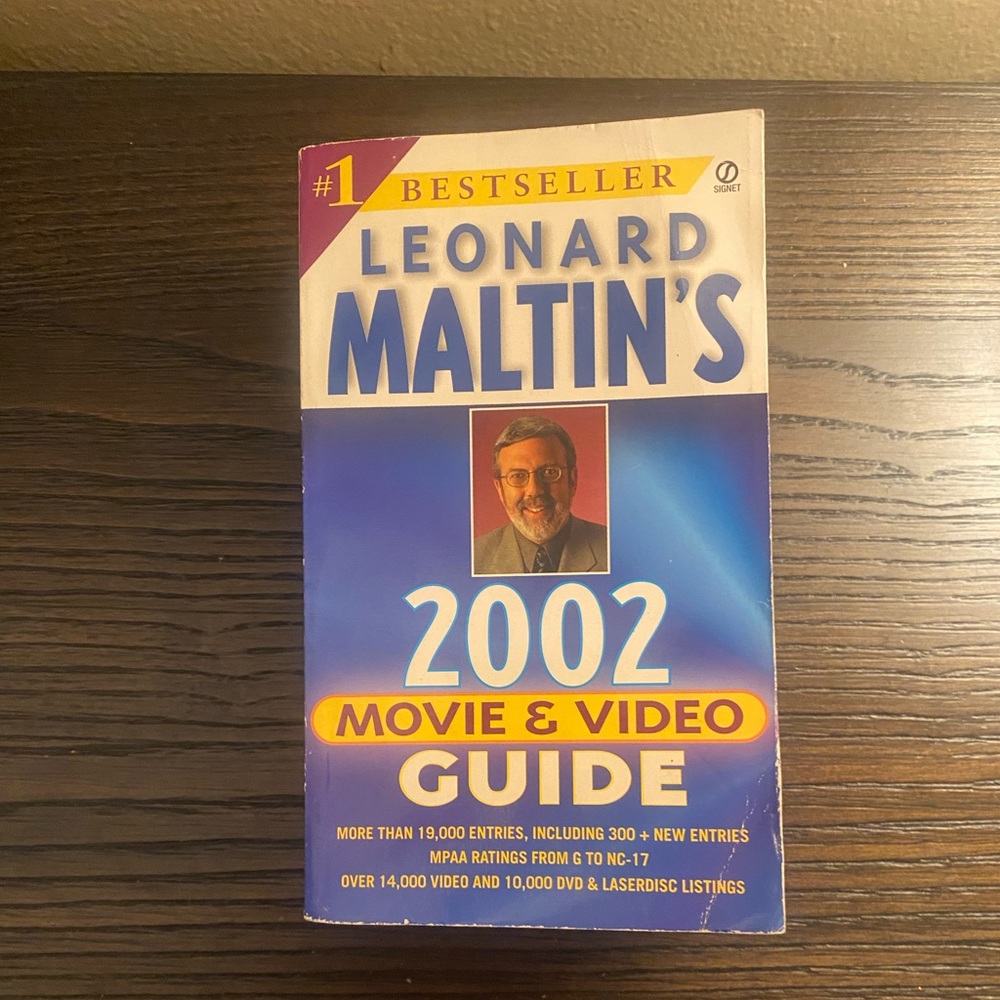 3/$10 Leonard Maltin’s 2002 Movie and Video Guide
